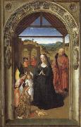 Dieric Bouts The Annunciation,The Visitation,THe Adoration of theAngels,The Adoration of the Magi oil painting reproduction